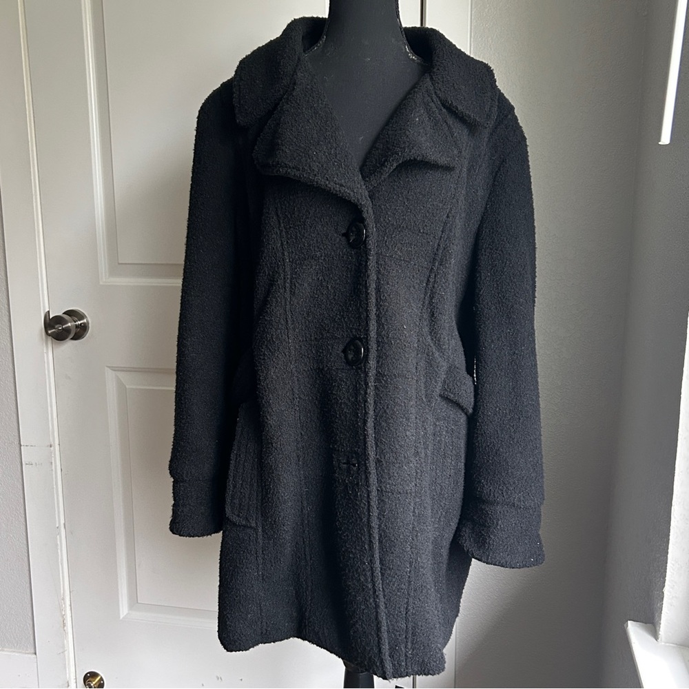 Dress Barn Plush Teddy Jacket - Picture 2 of 6